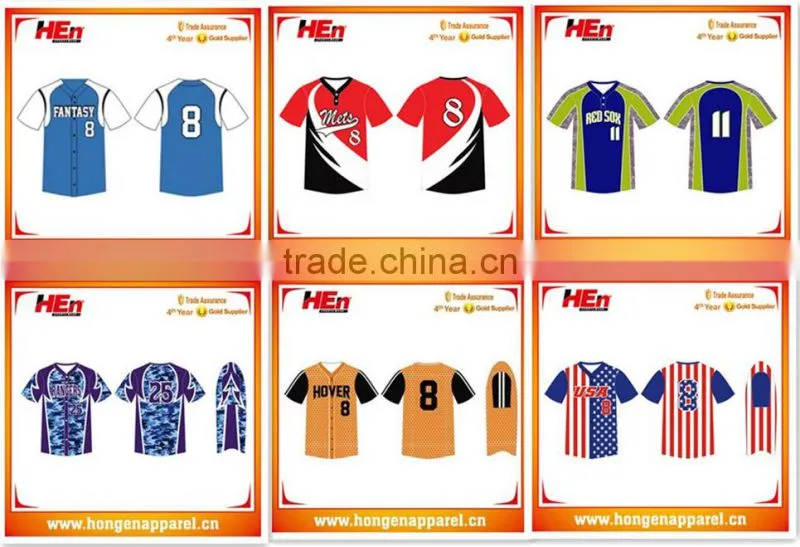 Wholesale custom camo baseball jersey professional design/quality cheap baseball jerseys uniforms