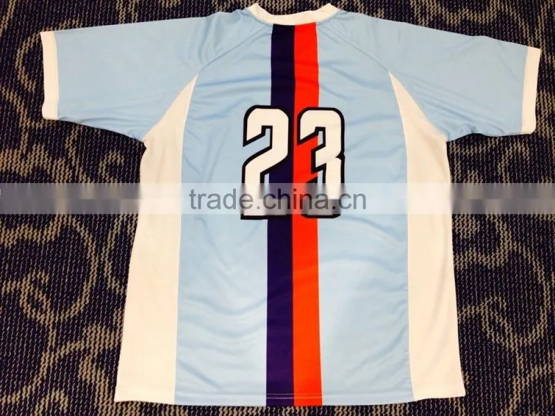 Hot 2014 popular design white football jersey, top grade soccer uniform