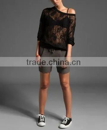12TT010 black nylon tank tops