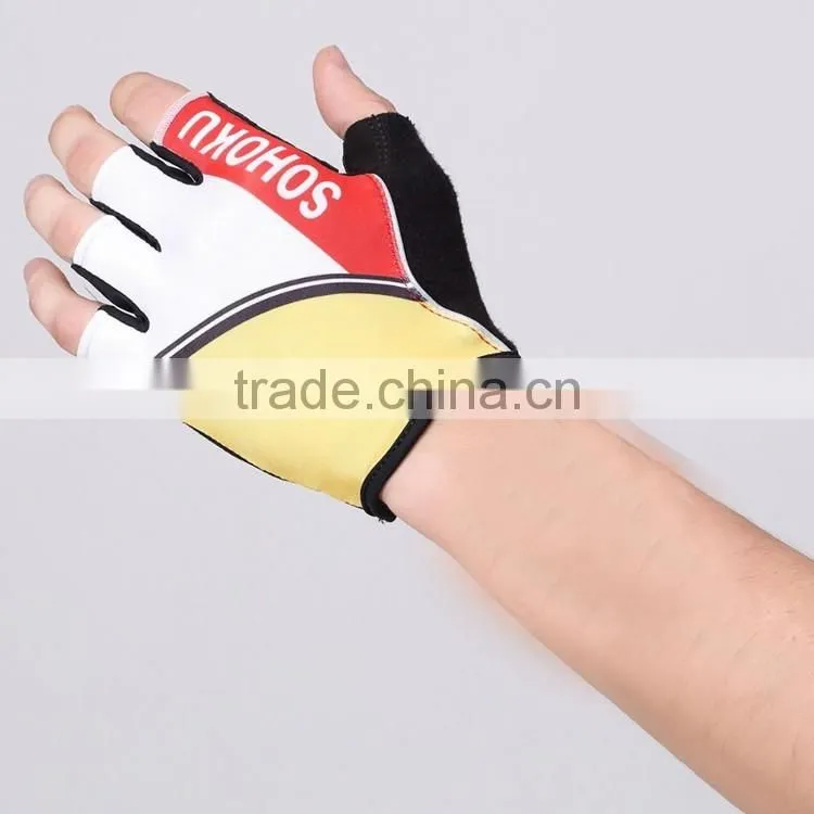 Unisex Custom Bike Cycling Gloves, Nice customized cycling gloves, Non Slip Breathable Racing Gloves