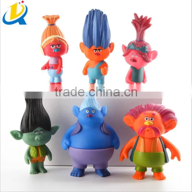 popular hairy little troll doll figure trolls pen topper gift for kids toy