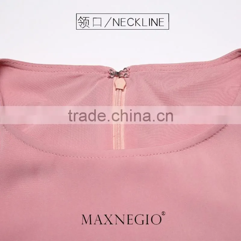 Guangzhou Wholesale Fashion Elegant Pink Sweetheart Evening Dress for Lady