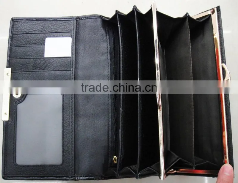 Hot lady Genuine leather wallet with horse hair