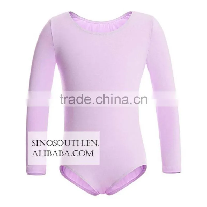 2017 Wholesale Kids Girl's Dance long sleeve toddler leotard gymnastics