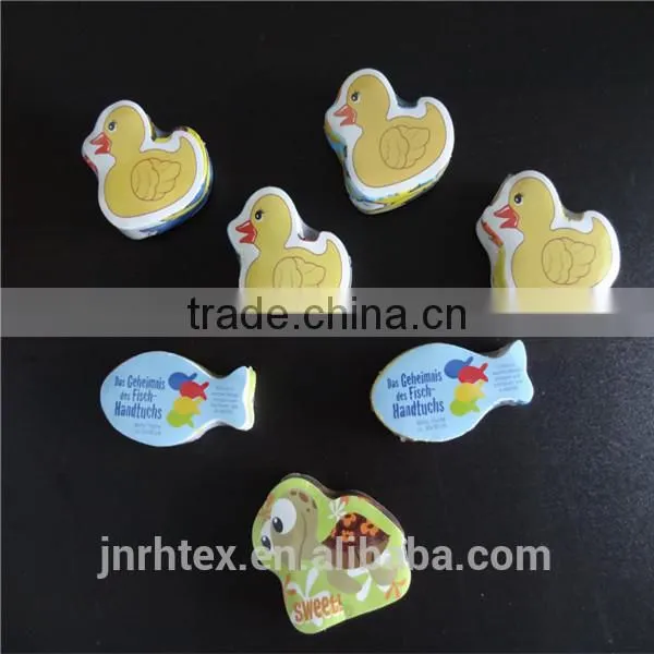 China supplier 100% cotton small compress towel