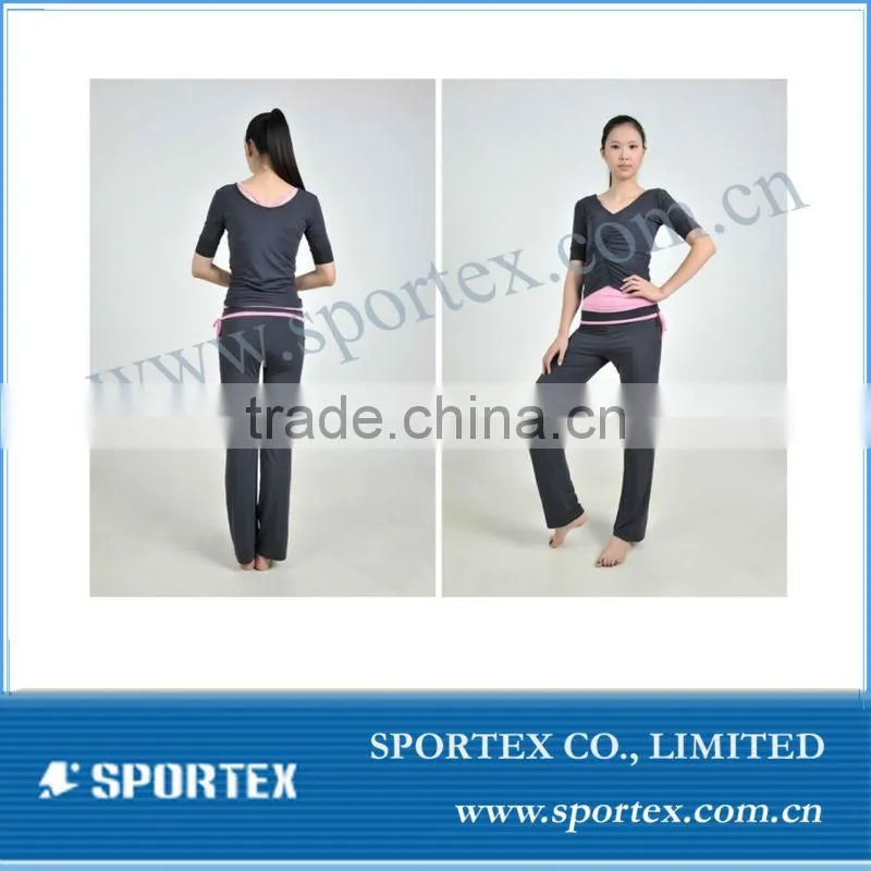 Ladies comfortable yoga wear/suitable yoga wear for women
