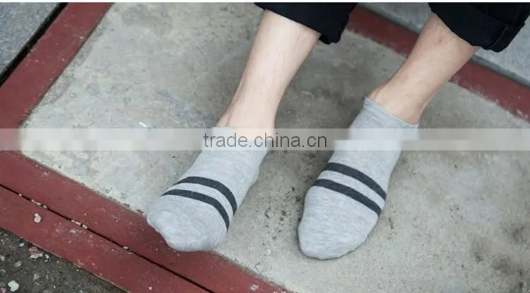 New style different pattern cotton Korean style men wear sport Ankle Invisible Sock compression sock