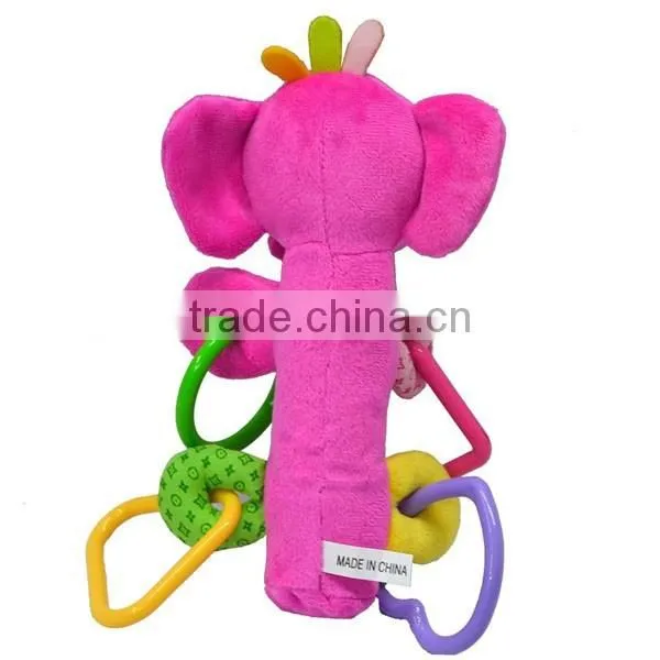 Cute Squeaky Plush toy with different geometry for formative education/enlighten education