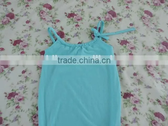 2016 Summer hot lovely toddlers swing top cotton backless one-piece Strappy Halter swimwear comfortable wholesale swimwear