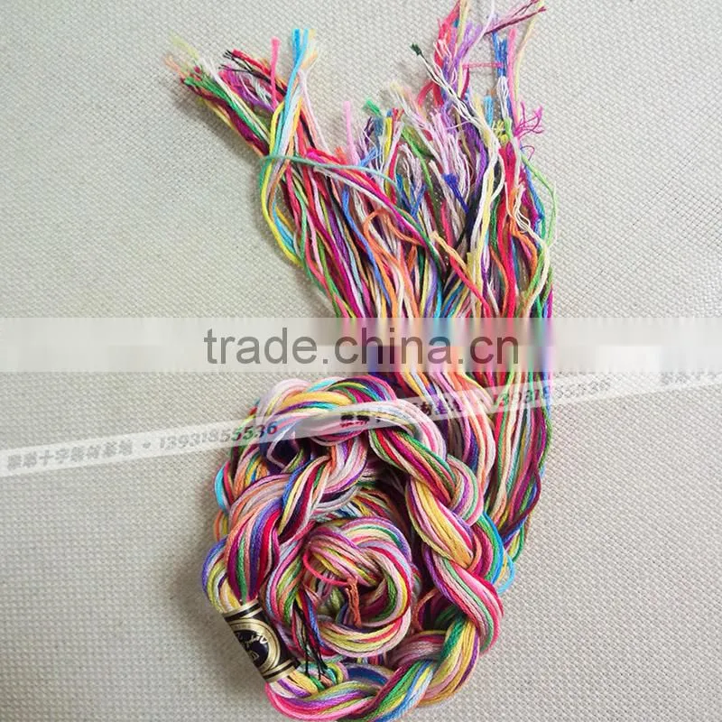 beautiful cross stitch thread DIY gift