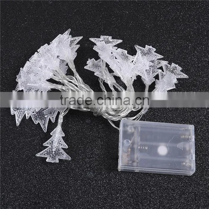 PVC LED String Fairy Lights Christmas Wedding Party Decor Transparent Clear Christmas Tree 2.5m long