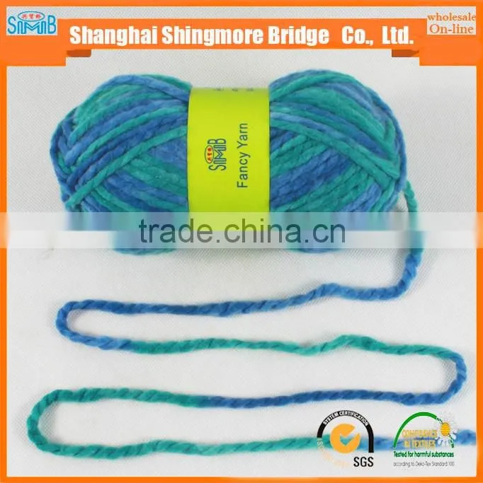 online shopping alibaba china yarn supplier cheap wholesale 100 acrylic yarn, space dyed melange chunky yarn