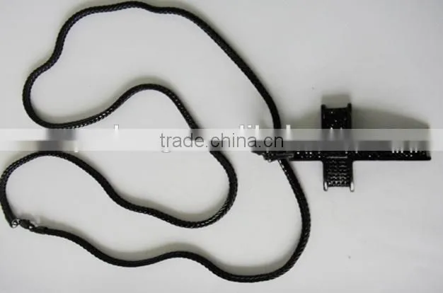 Fashion long chain cross necklaces