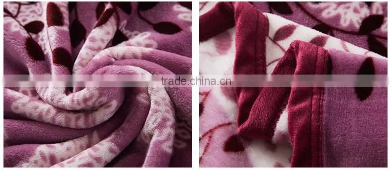 Factory Wholesale Lucky Tree Coral Fleece Blanket/Sheet