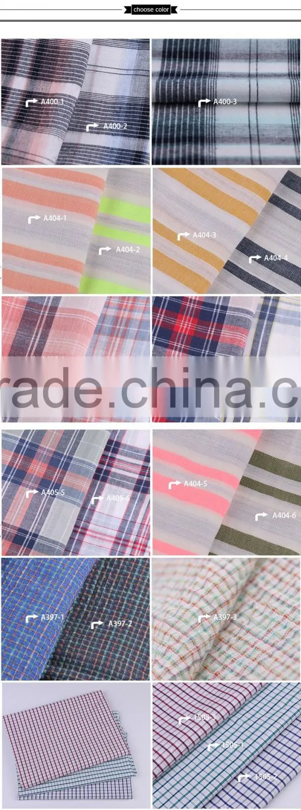NO MOQ Yarn Dyed Cotton Man Shirt