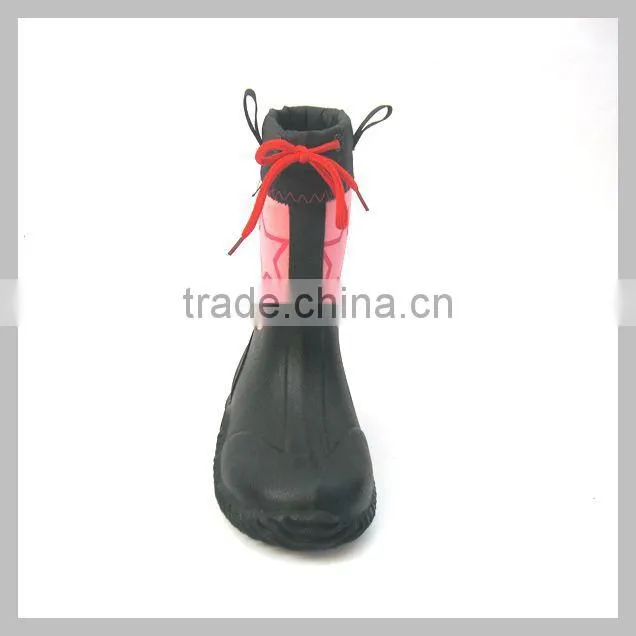 Kids rubber boots transfer printing