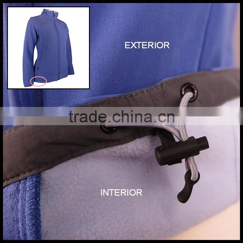 100% Polyester Softshell Jacket Fleece Bound Embroidery Waterproof Breathable Jacket Overcoat