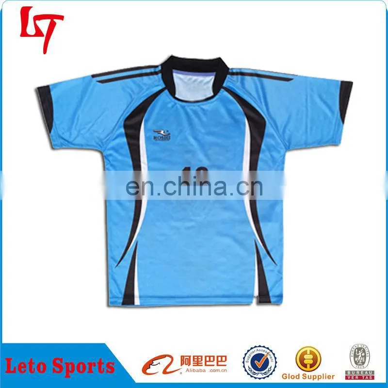 2015 New style colorful custom blank rugby jersey/European apparel rugby unisex uniforms/Breathable Rugby Football Wear