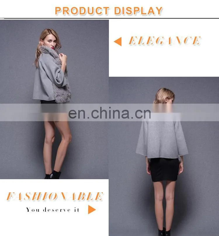 Lamb's lapel Cashmere Latest Design Coats Womens Wool Coat