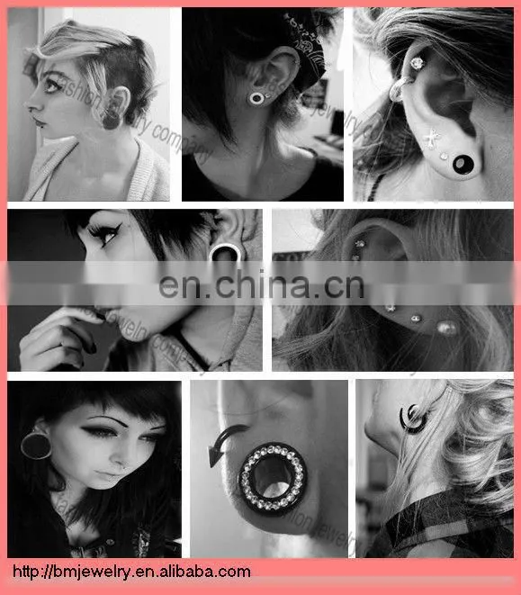 Stainless steel vibrating tongue barbell ring body piercing jewelry