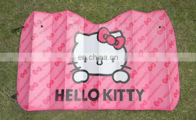 EASTSUN Collapisble PE Bubble Car Sunshade For Front Window Of With Aluminum Coating On 1 Side