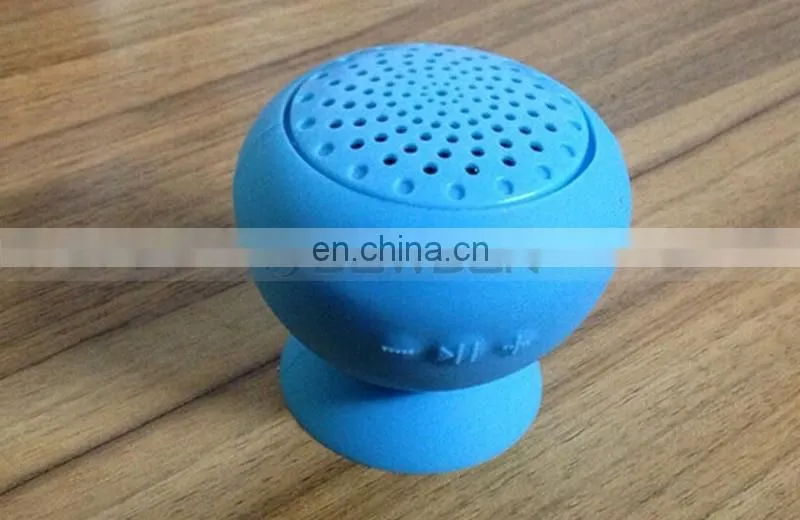 140mm 3W Bass Support Card Cute Silicone Sucker Wireless Mini Speaker