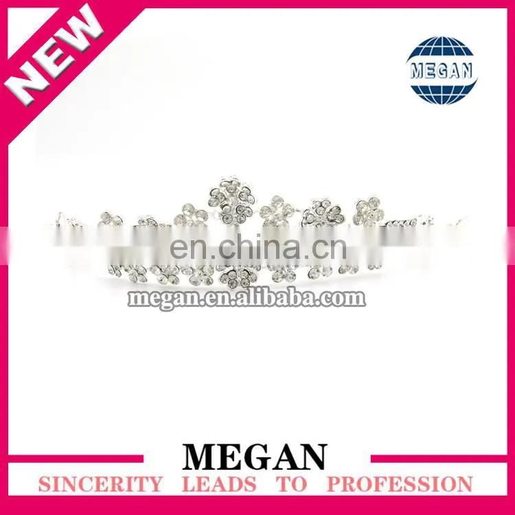 Rhinestone Imperial Crown Tiara Crystal Beauty Pageant Queen Tiara
