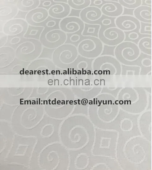 wedding hotel round jacquard table cloth