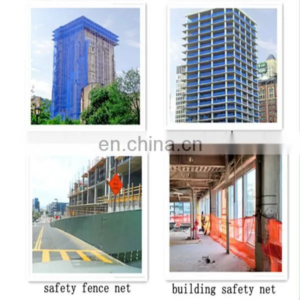 Green scaffolding safety net