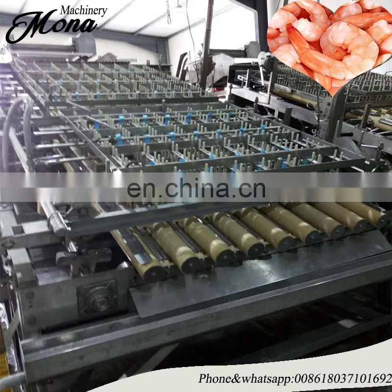 Small capacity shrimp peeling macine