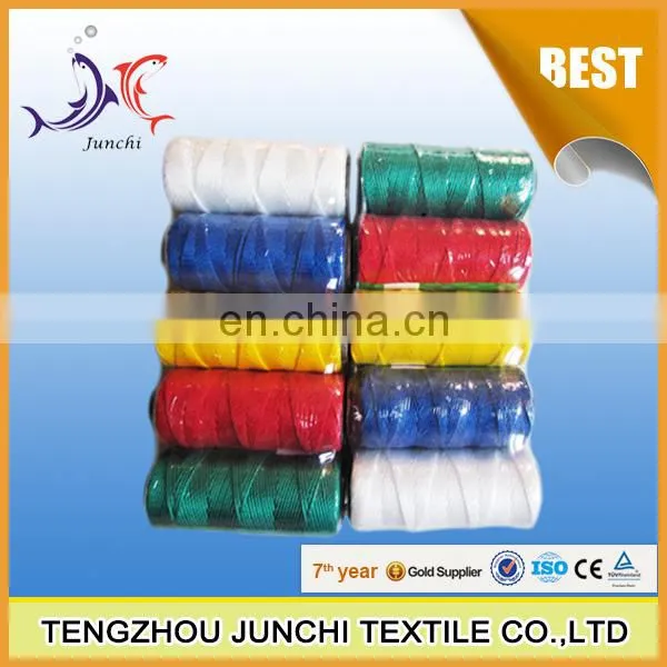 good QUALITY/high tenatcity 210D white twisted nylon 6 twine