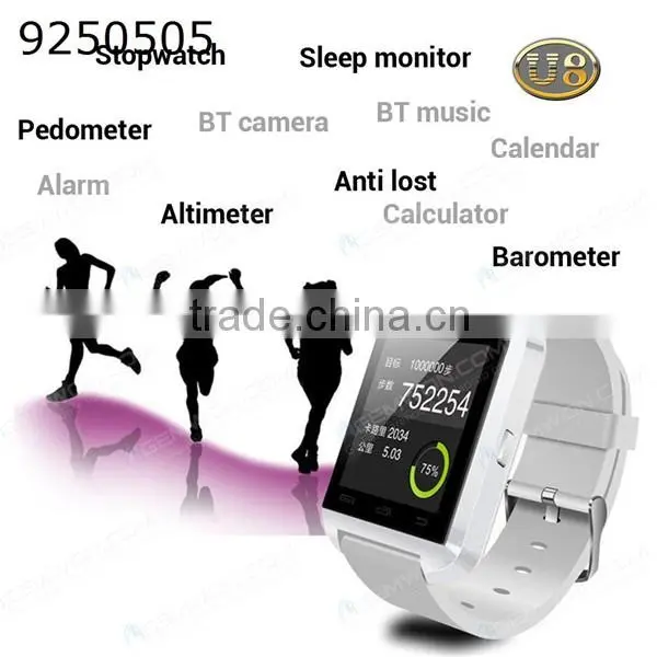 Bluetooth Smart Watch U8 For iPhone Samsung Andriod