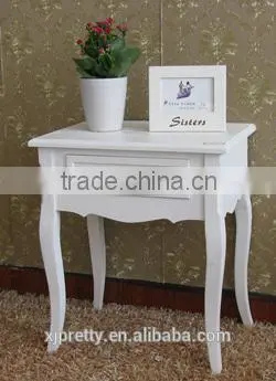 bedroom furniture classic White MDF bedside table/cabinet