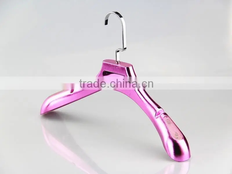 IMY-348 violet plating plastic colorful hanger high end electroplating hanger