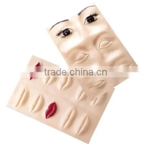 High quality rubber 3D practice skin For Permanent Makeup Beginner