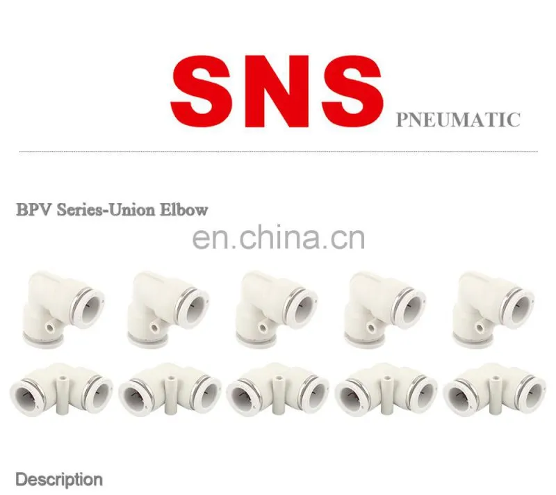 Wholesale high quality flexible exhaust union L shape plastic quick coupler pipe fittings