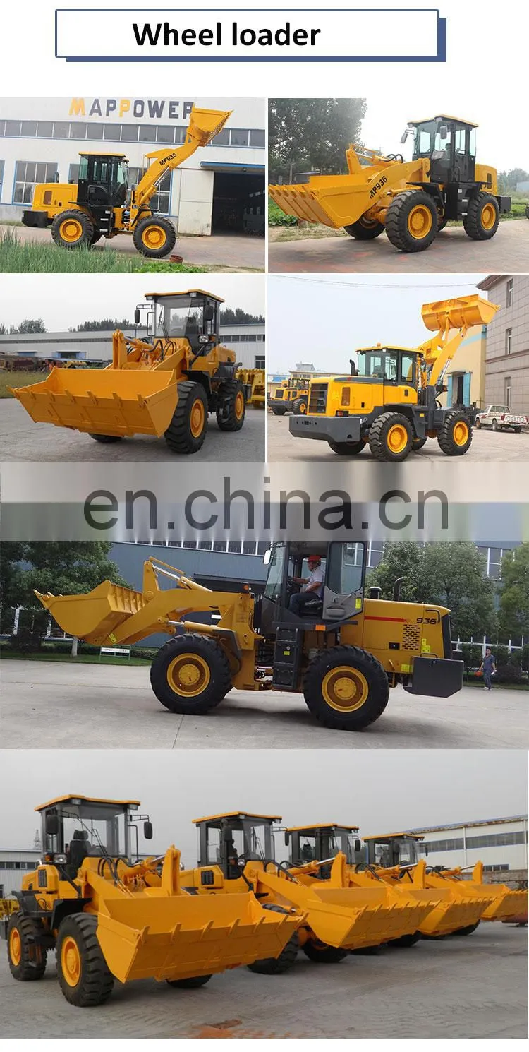 Wheel loader 6 ton Cheap ZL60 mini shovel CE wheel loader
