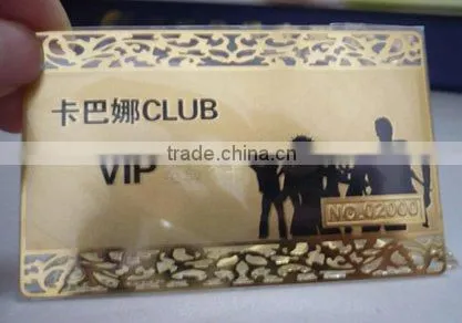 metal hotel vip card