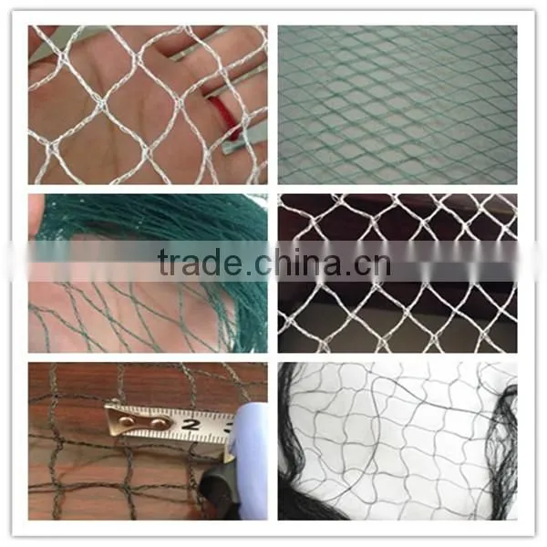 100% HDPE anti-bird nettings