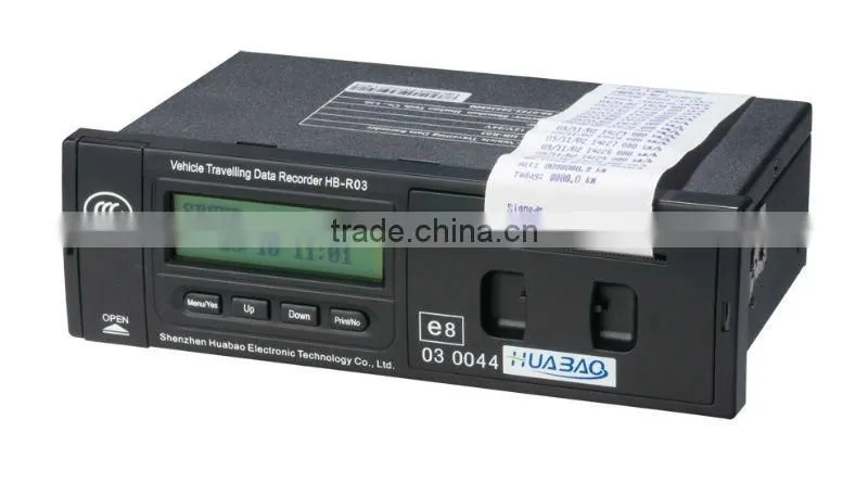 GPS Vehicle tracker / Car GPS digital tachograph with printer