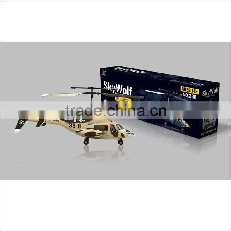 SkyWolf Shipboard JXD 33-8 3CH RC Helicopter with Buit-in Gyro remote control helicopter toy helicopter