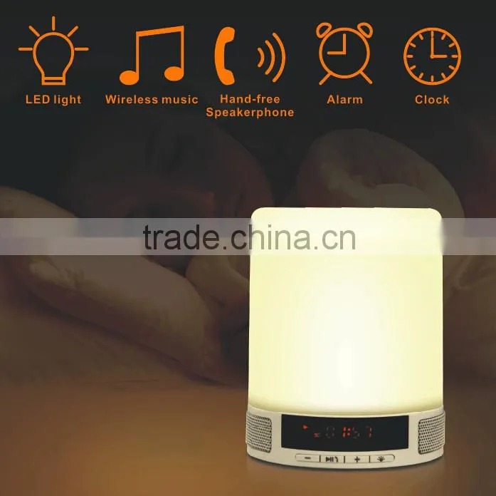 2015 home theater music system with LED light mini bluetooth wireless speaker