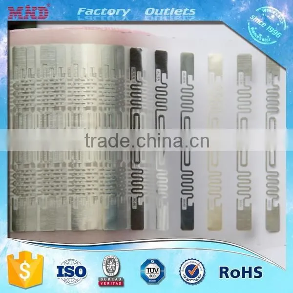 MDIY52 Factory customizing Alien 9640 9662 dry and wet rfid tag/label/sticker/inlay