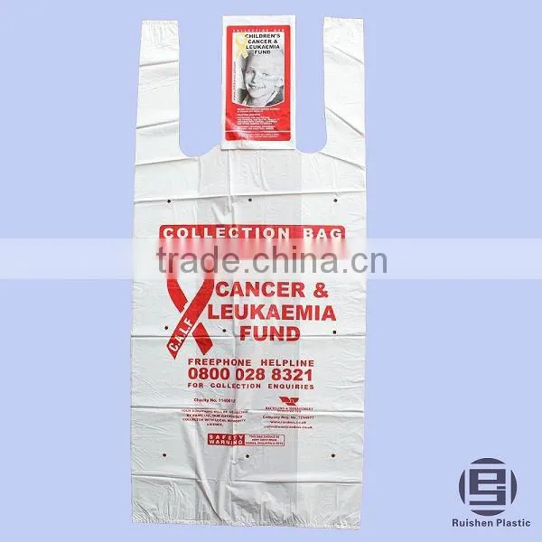 Biodegradable Donation Bag For Collecting Secondhand Clothes