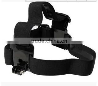 Elastic Adjustable Head Strap with Antislide Glue for Go pro HD He ro 3 2 1 Accessories