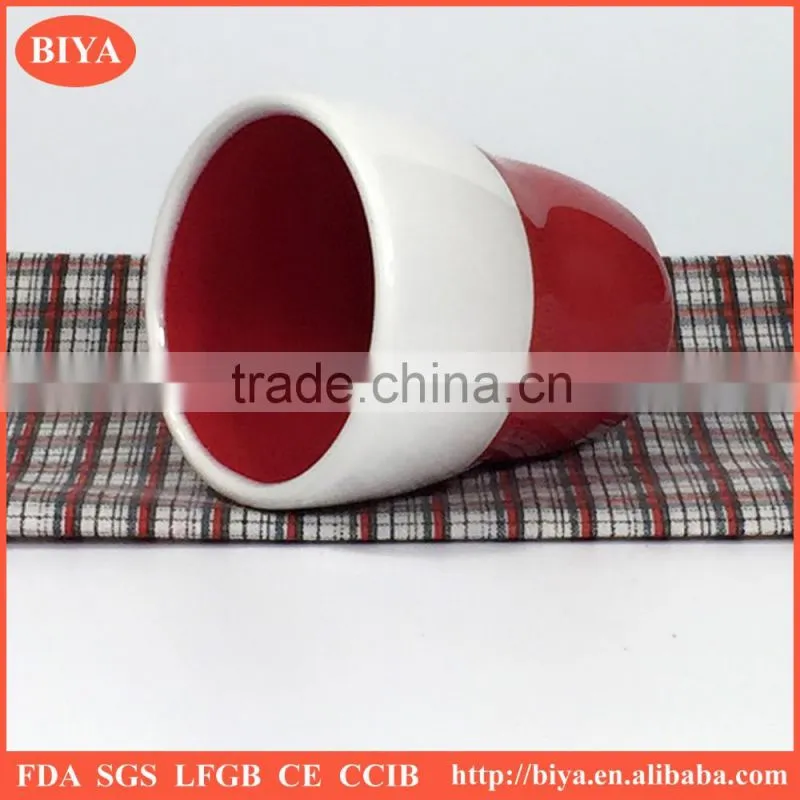 personalized stoneware mug wholesale single wall cup ceramic coffee cup with colorful