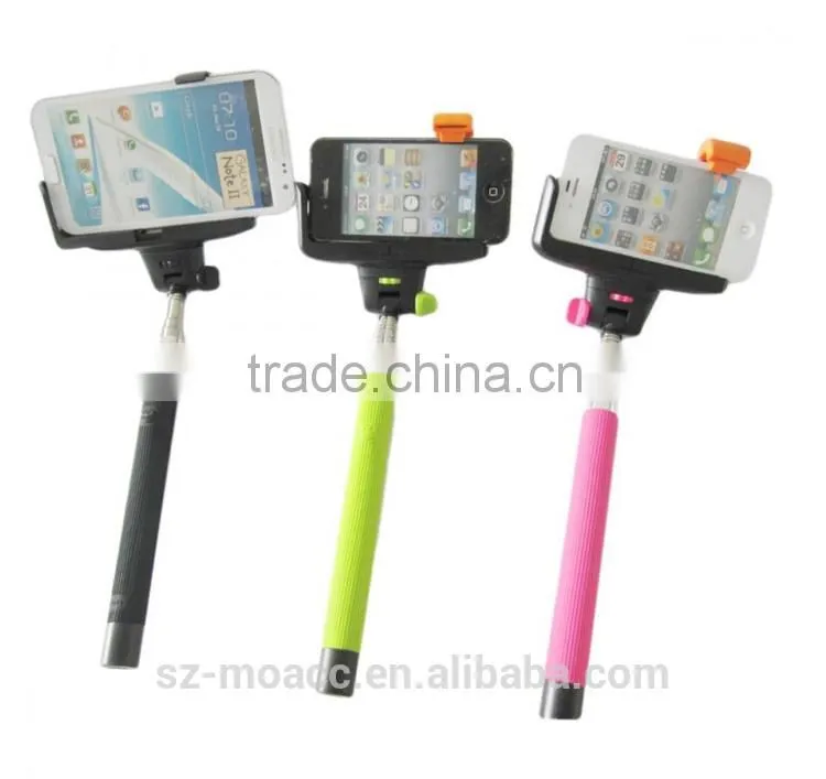 Factory price Wireless Monopod,monopod selfie stick,Wireless bluetooth Monopod