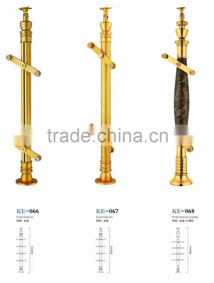 Prices Of Modern Design Exterior Stainless Steel Frameless Glass Balcony Railing