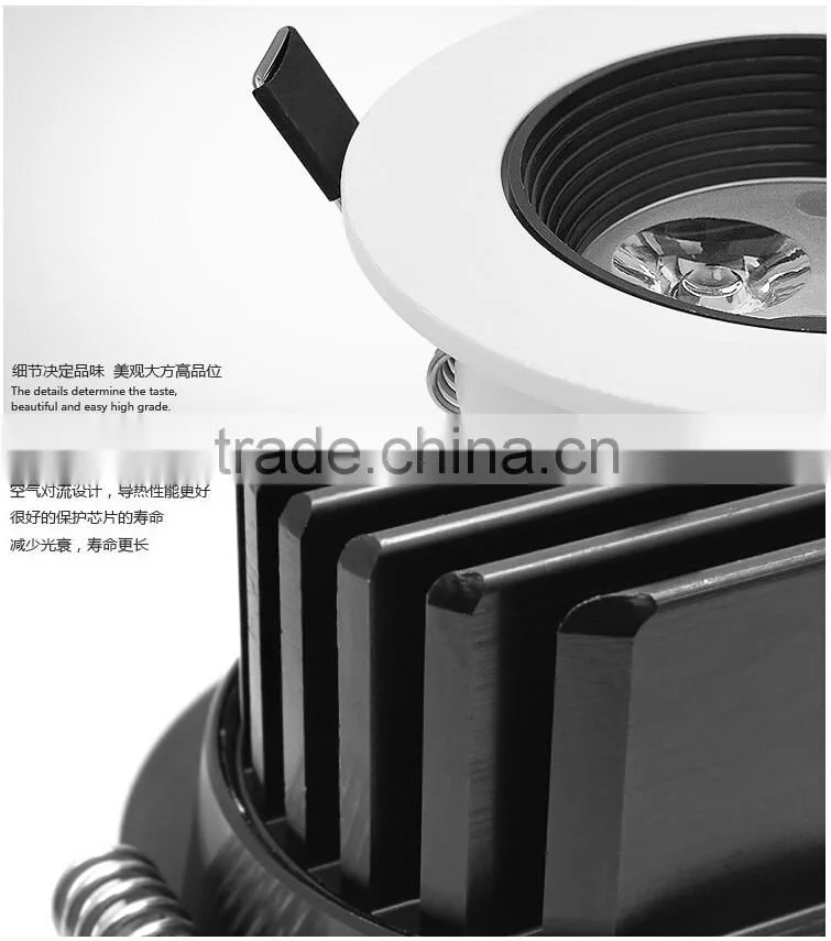 LED Ceiling Lamp 3w 5w 7w 9w 12w 15w 18w LED Spotlights Dimmable LED Downlight