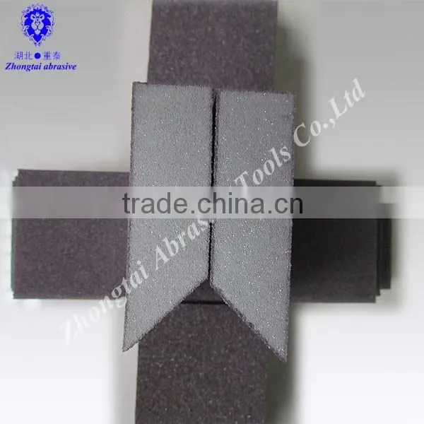 OEM China trapezoid abrasive sanding sponge,/sanding block